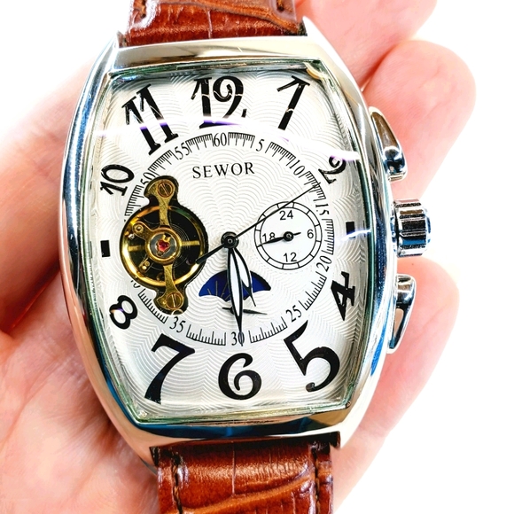 Sewor Other - ART DECO STYLE AUTOMATIC SELF WINDING WATCH LARGE